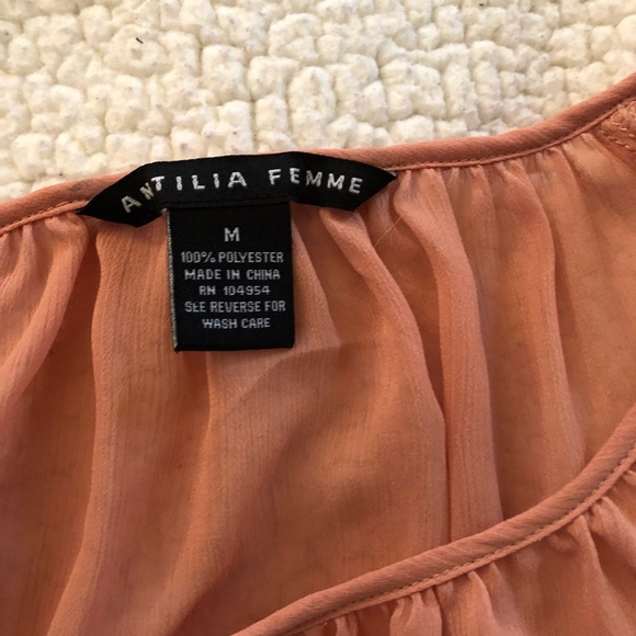 Oversized cropped blouse - Picture 2 of 2